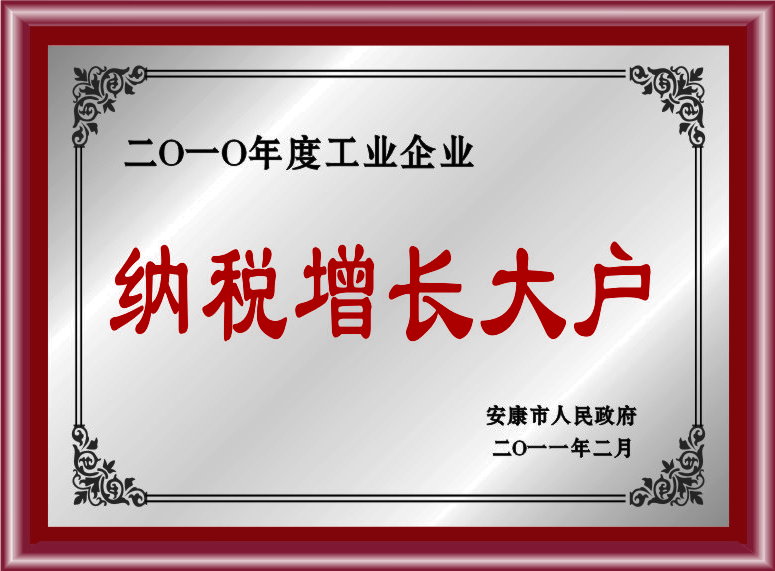 納稅增長(zhǎng)大戶 納稅增長(zhǎng)大戶